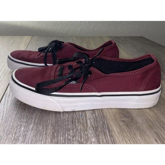 Vans Unisex Of The Wall 721454 Red Black Sneaker Shoes US Size M 4.5 / W 6 - Picture 5 of 10